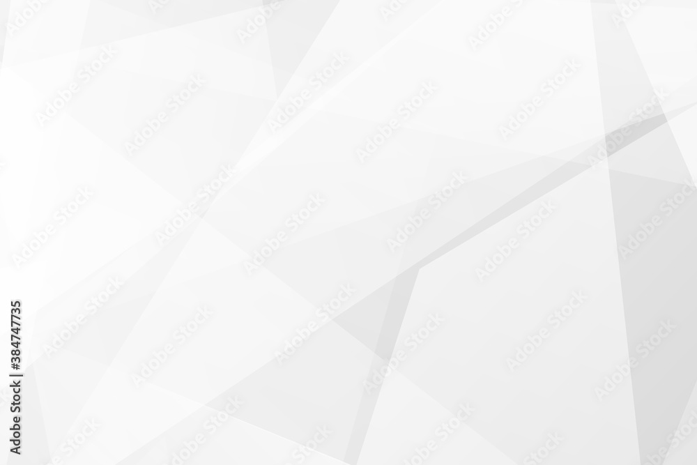 Fototapeta premium Abstract white and grey on light silver background modern design. Vector illustration EPS 10.