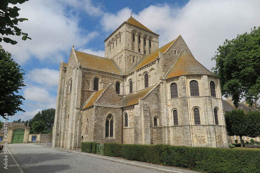 Kathedrale von Lessay, Cotentin Normandie
