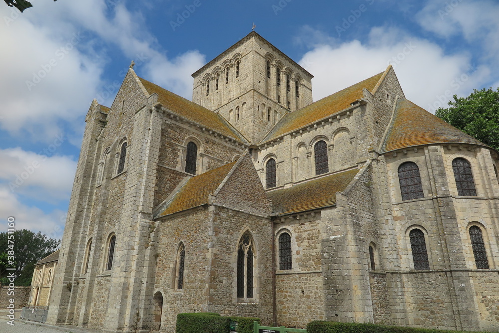 Kathedrale von Lessay, Cotentin Normandie
