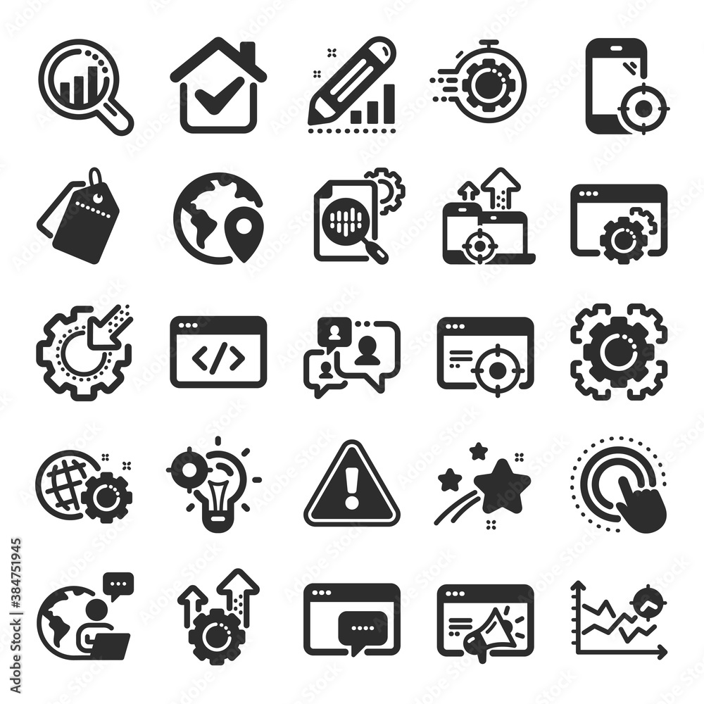 Seo icons. Website stats, Target and Increase sales signs. Traffic management, social network and seo optimization icons. Gear wheel, Search engine and increase mobile sales. Flat icon set. Vector Seo icons. Website stats, Target and Increase sales signs. Traffic management, social network and seo optimization icons. Gear wheel, Search engine and increase mobile sales. Flat icon set. Vector