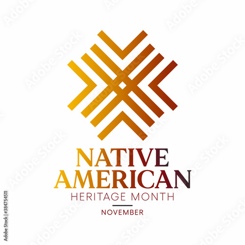 Vector illustration on the theme of Native American heritage month observed each year during November.