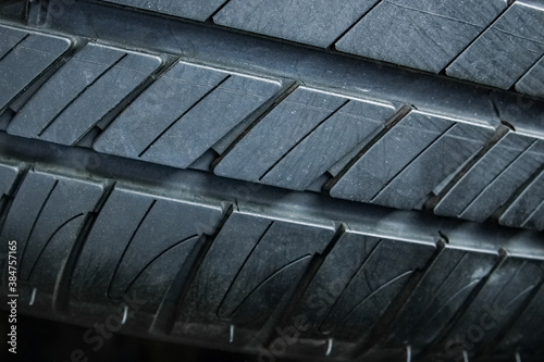 Car tires and wheels for auto background