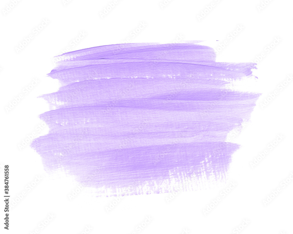 Purple brush stroke paint creative design. Lavender logo texture background. Image. 