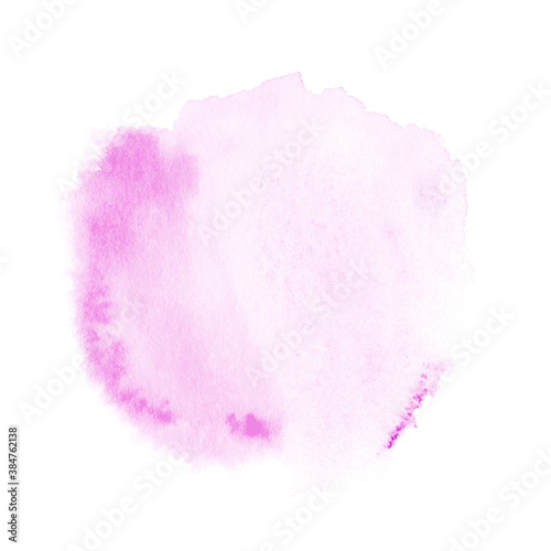Watercolor purple cloud paint background. Perfect art abstract design for logo and creative card.