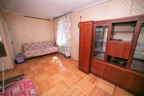 old apartment. apartment Russia. Moscow. cheap housing. the apartment where grandma lives.