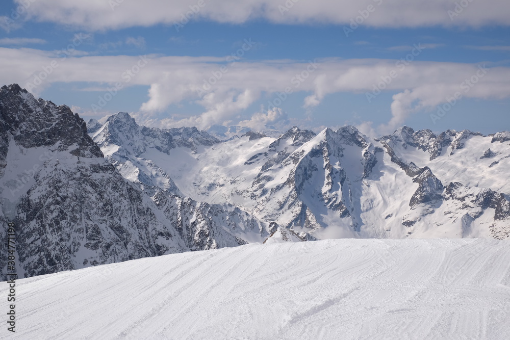 Obraz premium gebirge berge winter