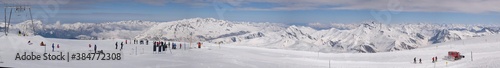 ski schi piste panorama