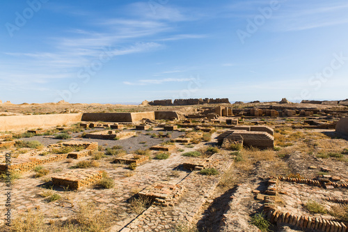 ruins of ancient city Sauran near Turkistan, Kazakhstan one of the Silk road trade spots