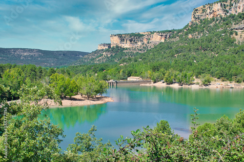 Bend in the swamp of La Toba, Cuenca photo