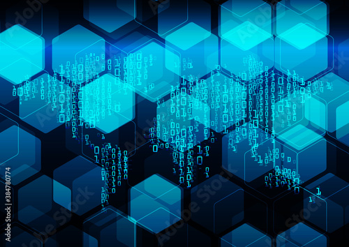 cyber circuit future technology concept background
