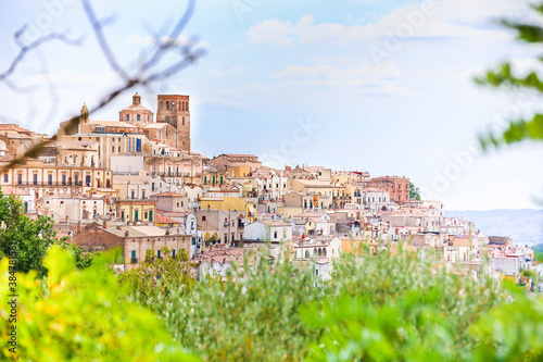 Fototapeta Naklejka Na Ścianę i Meble -  South Italy, Basilicata, the picturesque old town of Ferrandina