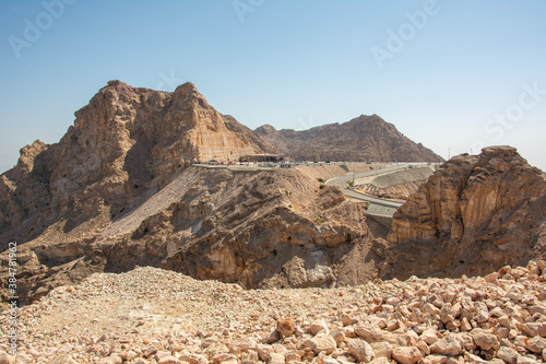 View point at the Jebel Hafeet (