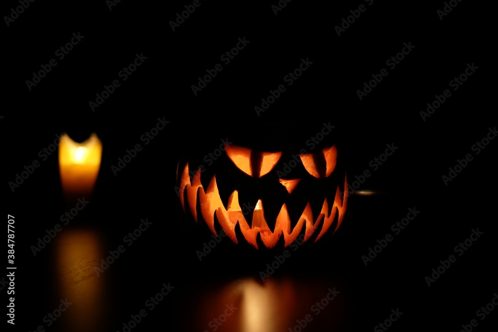 Fototapeta premium halloween pumpkin kürbis
