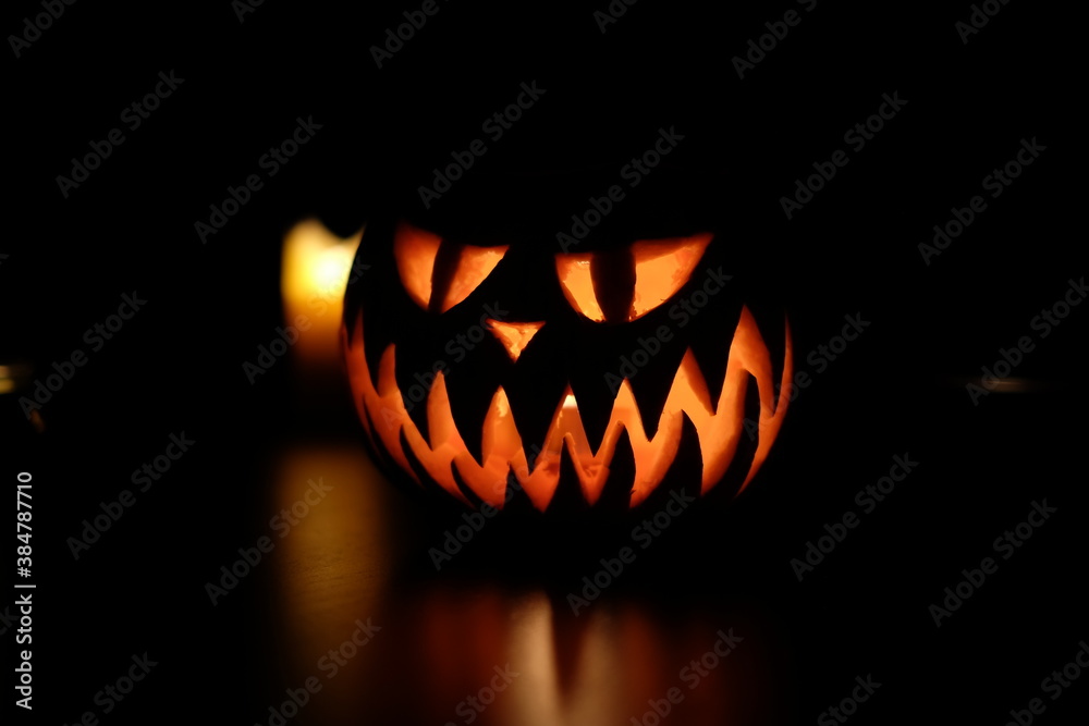 Fototapeta premium halloween pumpkin kürbis