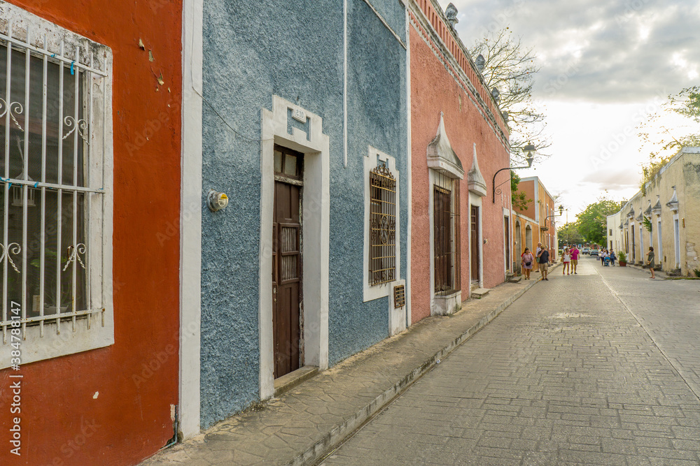 Calzada de los Frailes in Valladolid, Yucatan, Mexico