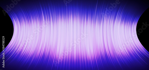 3D rendering of abstract highway paths, speed-moving lines and lights, hyperloop artificial intelligence big data concept. Virtual reality high speed network