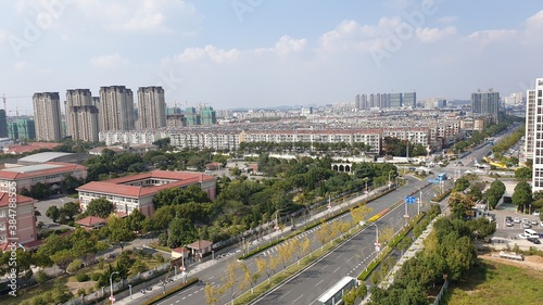 Roads and cities in Nanjing China