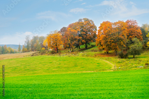 Beautiful rural autumn landscape © Pink Badger
