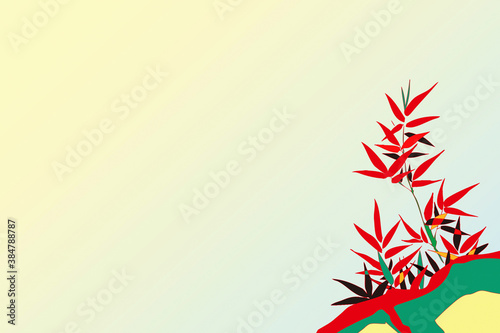 Wallpaper Mural 竹の葉 Torontodigital.ca