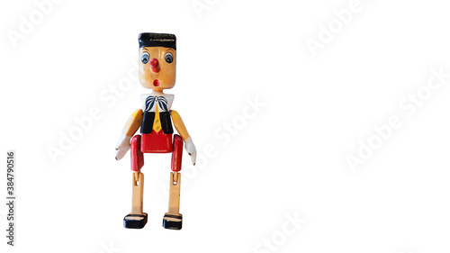 A Colorful Wooden Puppet 