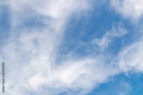 White clouds on weather background ,With in a open sky day