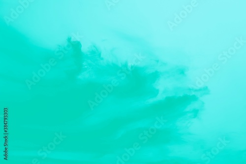 Aqua color green color abstract blurred background