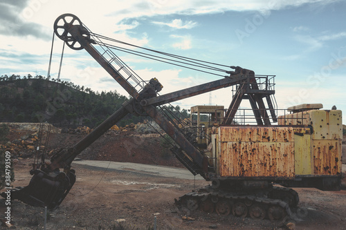 Maquinaria en Minas de Riotinto, Huelva.