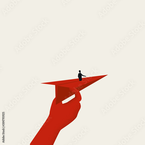 Business consulting and finance advice vector concept. Symbol of growth, success, planning and strategy.