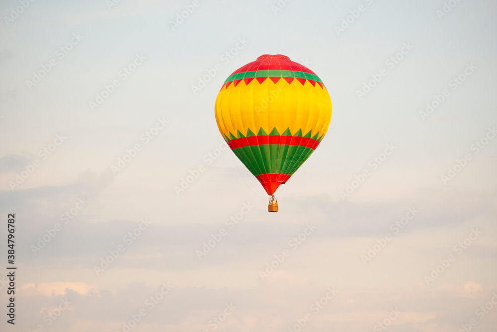 Fototapeta premium hot air balloon in flight