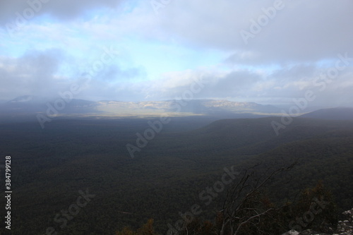 spectacular views and landscape in Grampians National Park, wild, raugh nature, Victoria, Australia, Down under photo