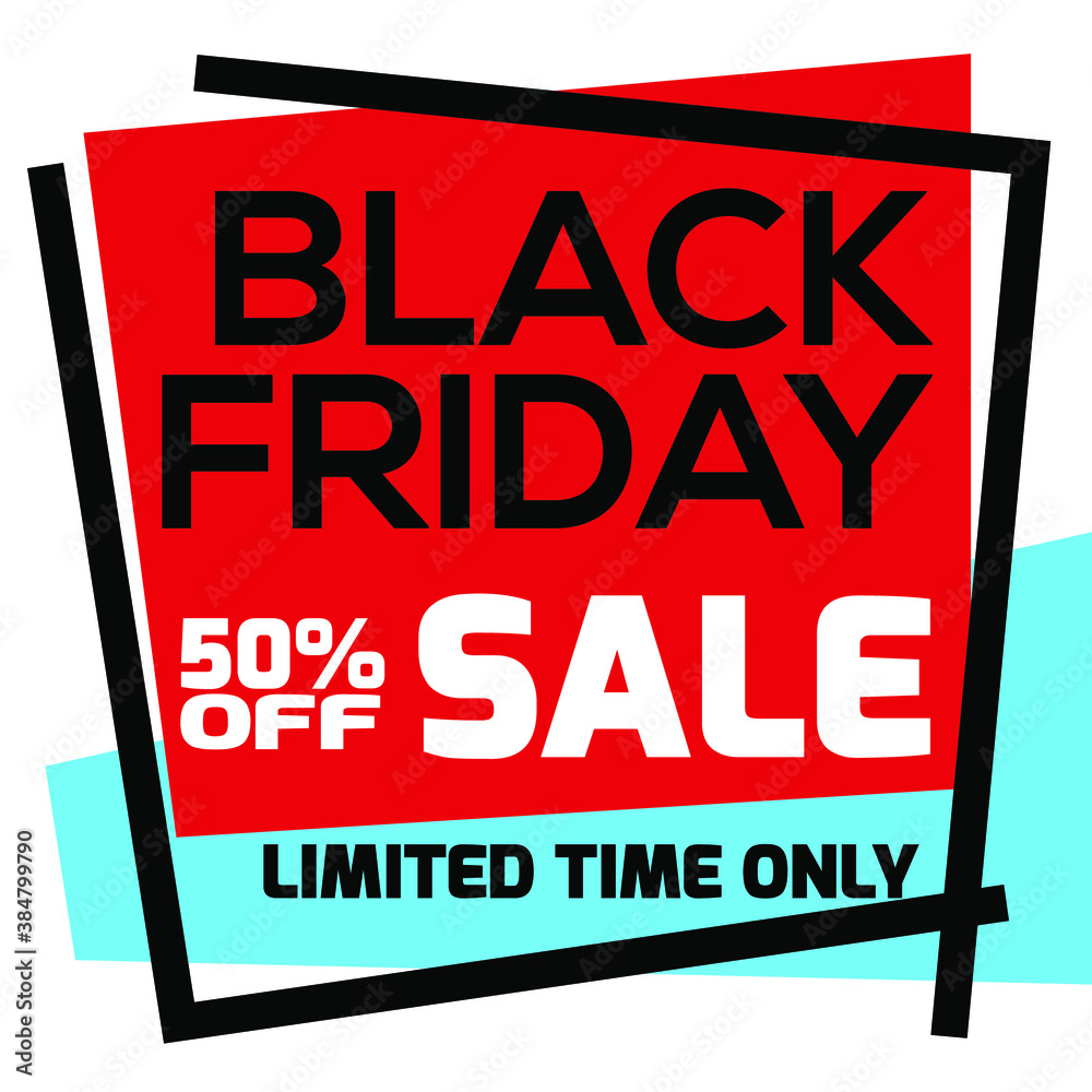 Black friday flyer and banner background vector