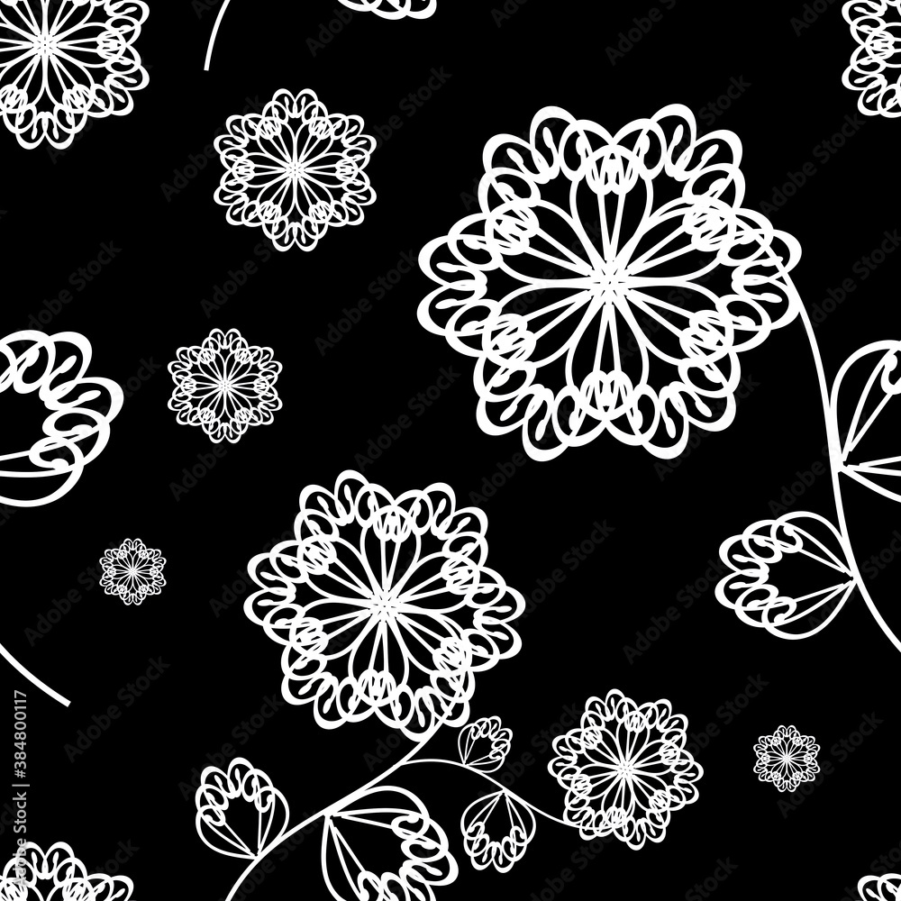 seamless lace background	

