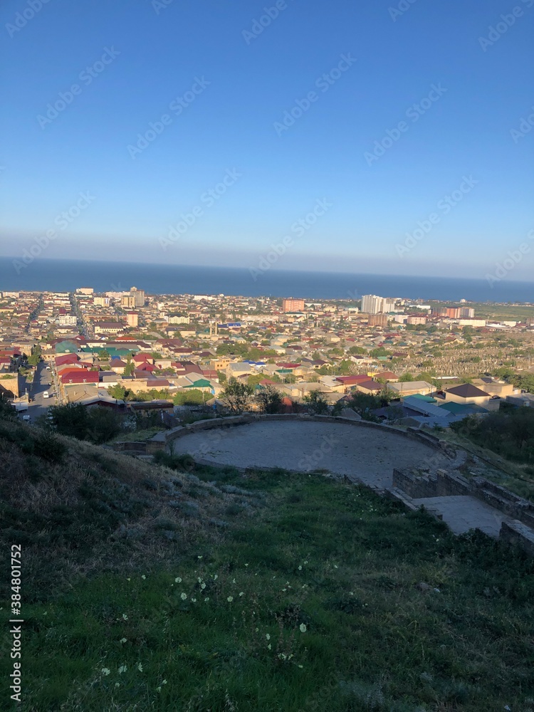 Naklejka premium view of the city