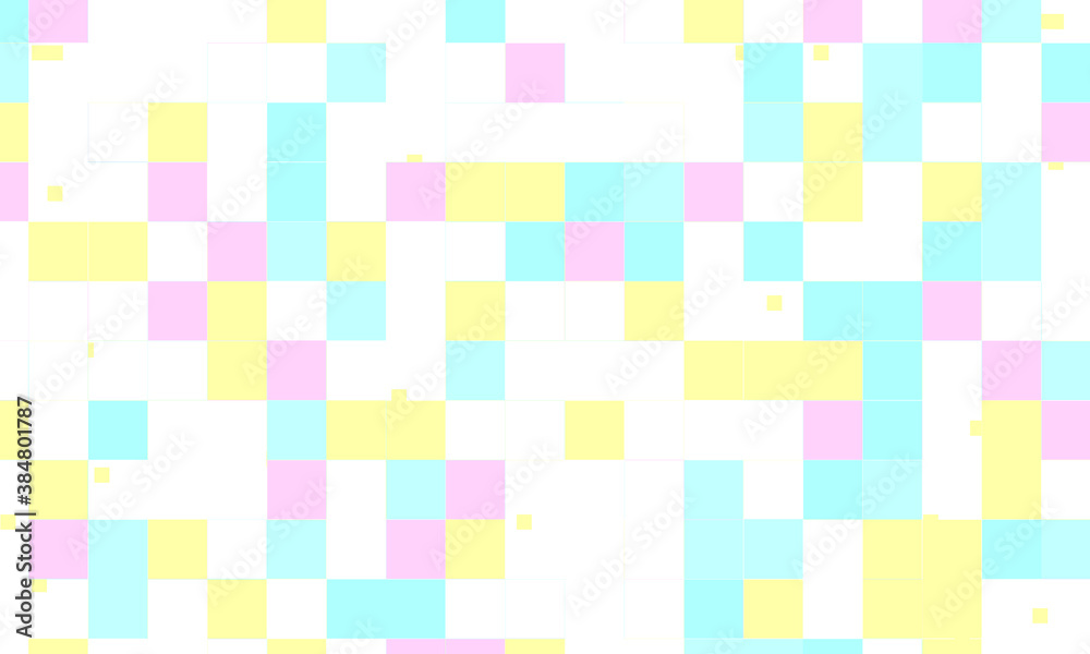Abstract square pixel mosaic colorful background geometric seamless pattern in pastel colors. 8 bit Abstract square pixel mosaic colorful background geometric seamless pattern in pastel colors. 8 bit