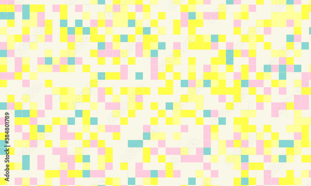 Abstract square pixel mosaic colorful background geometric seamless pattern in pastel colors. 8 bit Abstract square pixel mosaic colorful background geometric seamless pattern in pastel colors. 8 bit