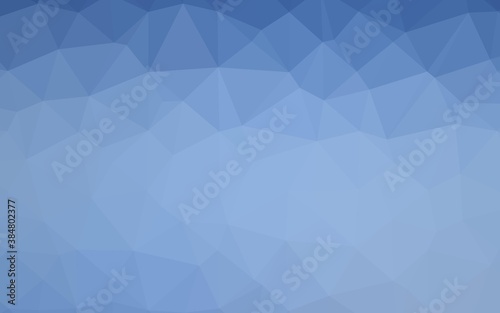 Fototapeta Naklejka Na Ścianę i Meble -  Light BLUE vector triangle mosaic template.