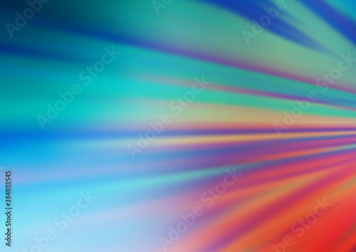 Light Blue, Red vector abstract blurred background.