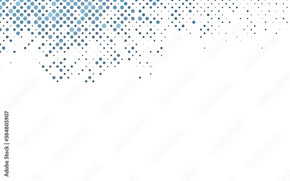 Light BLUE vector layout with circle shapes. Light BLUE vector layout with circle shapes.