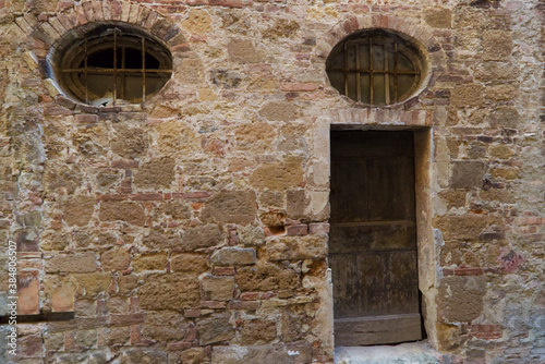Old palace in the medieval town of Pienza