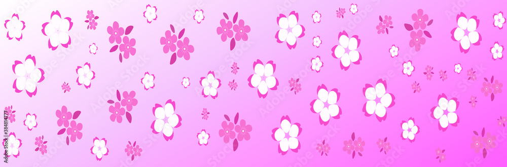 cherry blossom background, vector design