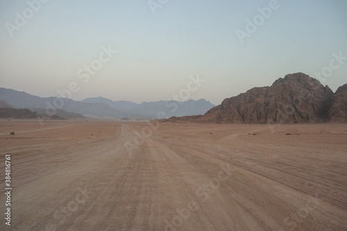 Desert in Egypt .Beautiful landscape