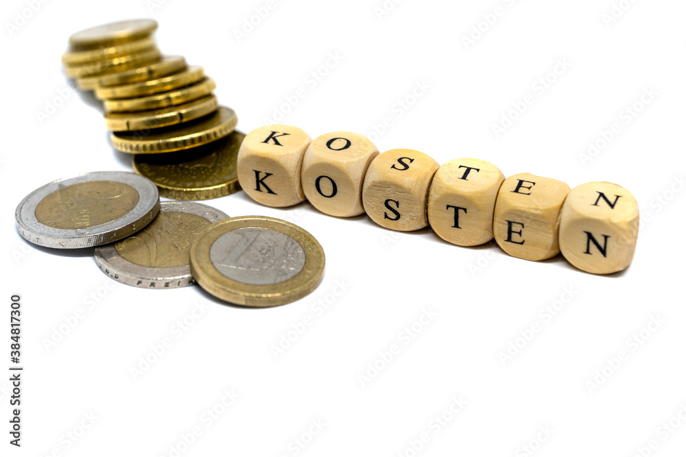 Kosten, symbolisch Stock Photo | Adobe Stock