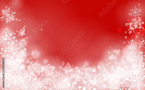 雪の結晶の背景素材 クリスマスイメージ