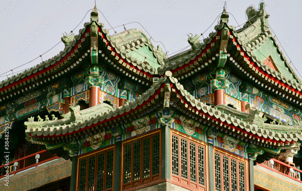 pagoda in summer palace in beijing