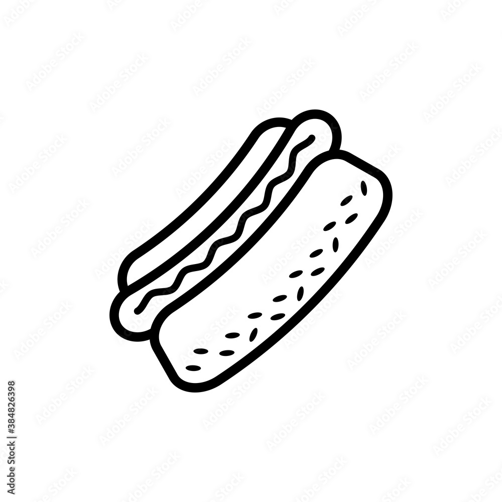 hot dog icon vector illustration design hot dog icon vector illustration design