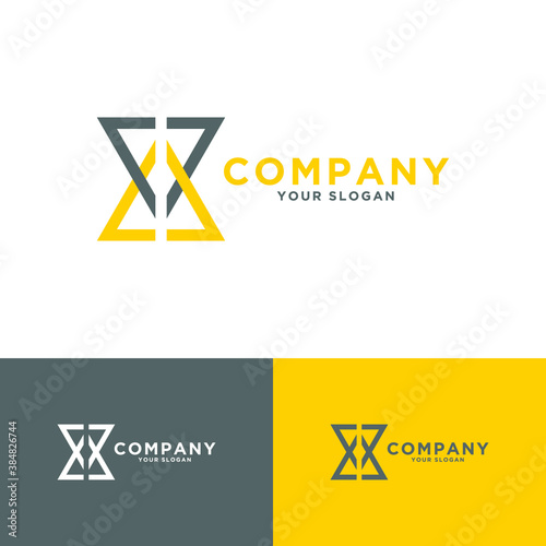 triangle or letter a logos for business