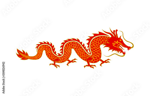 Traditional Chinese dragon symbol