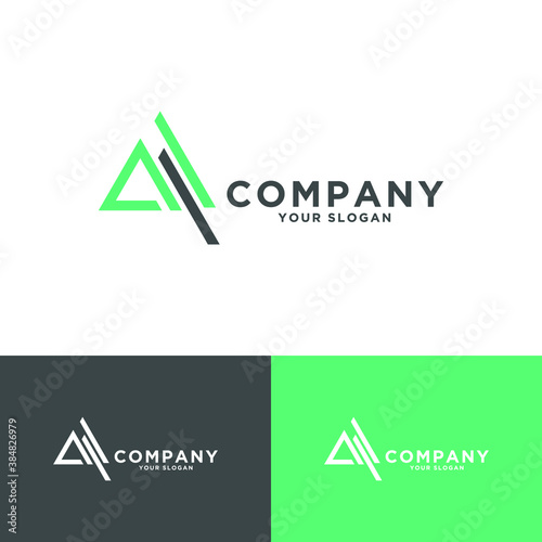 Free Download triangle or letter a logos for business - GFXLoad