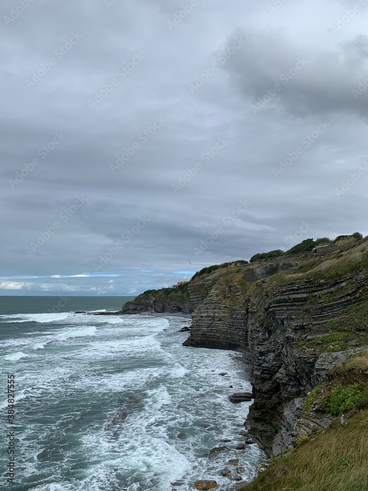 Basque Country Saint Jean de Luz France Coast view Basque Country Saint Jean de Luz France Coast view