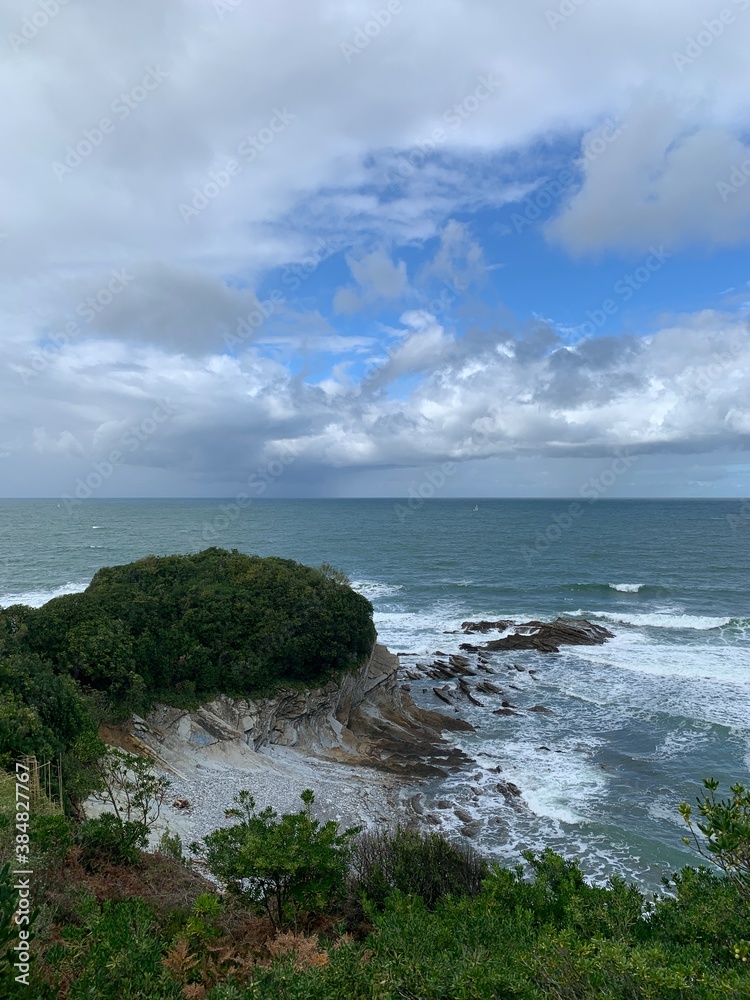 Basque Country Saint Jean de Luz France Coast view Basque Country Saint Jean de Luz France Coast view